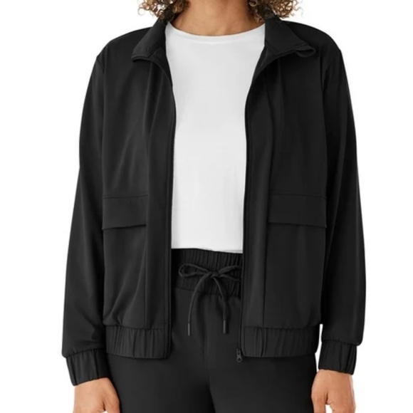 NWT Member's Mark Black Women's Travel Jacket (Size S) - Picture 2 of 7